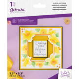 Gemini Floral Frame Cut and Embossing Folder Dancing Daffodils (GEM-CEF5-DADAFF)