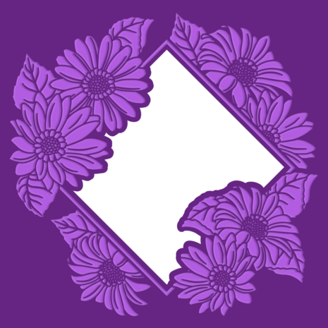 Gemini Floral Frame Cut and Embossing Folder Striking Gerbera (GEM-CEF5-STRGERB) Gemini Floral Frame Cut and Embossing Folder Striking Gerbera (GEM-CEF5-STRGERB)