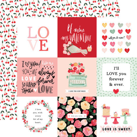 Carta Bella My Valentine 6x6 Inch Paper Pad (CBMV294023) Carta Bella My Valentine 6x6 Inch Paper Pad (CBMV294023)
