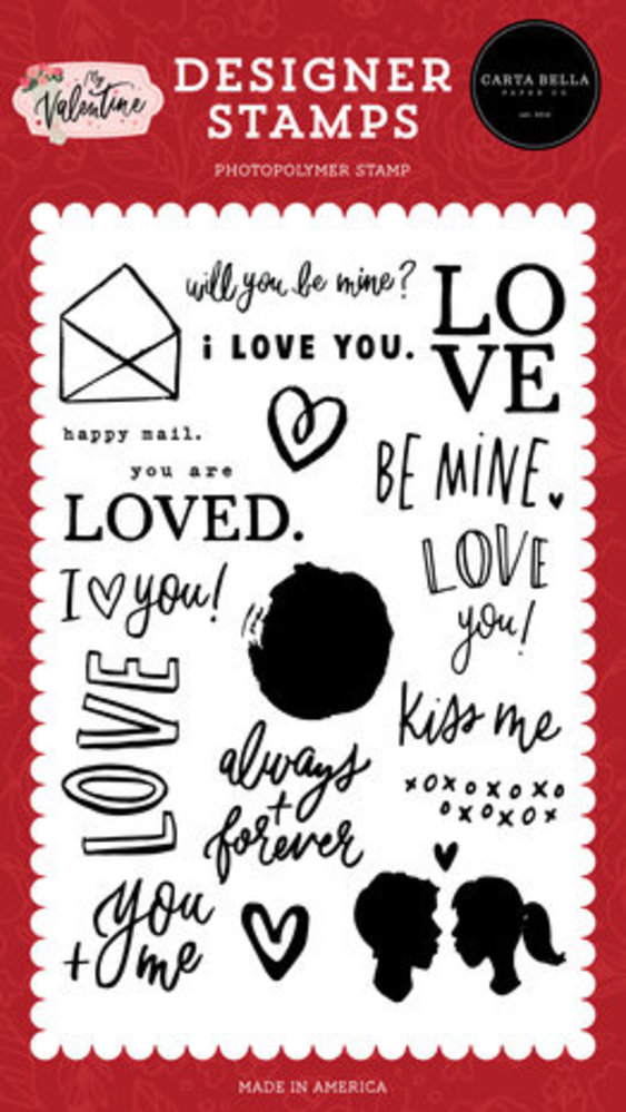 Carta Bella My Valentine Will You Be Mine Clear Stamps (CBMV294047) Carta Bella My Valentine Will You Be Mine Clear Stamps (CBMV294047)