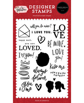 Carta Bella My Valentine Will You Be Mine Clear Stamps (CBMV294047) Carta Bella My Valentine Will You Be Mine Clear Stamps (CBMV294047)