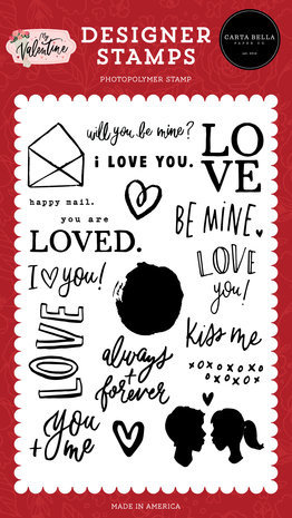 Carta Bella My Valentine Will You Be Mine Clear Stamps (CBMV294047) Carta Bella My Valentine Will You Be Mine Clear Stamps (CBMV294047)
