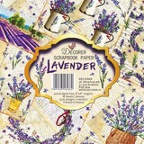 Decorer Lavender 8x8 Inch Paper Pack (DECOR-B40-438)