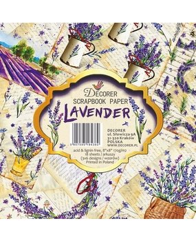 Decorer Lavender 8x8 Inch Paper Pack (DECOR-B40-438) Decorer Lavender 8x8 Inch Paper Pack (DECOR-B40-438)