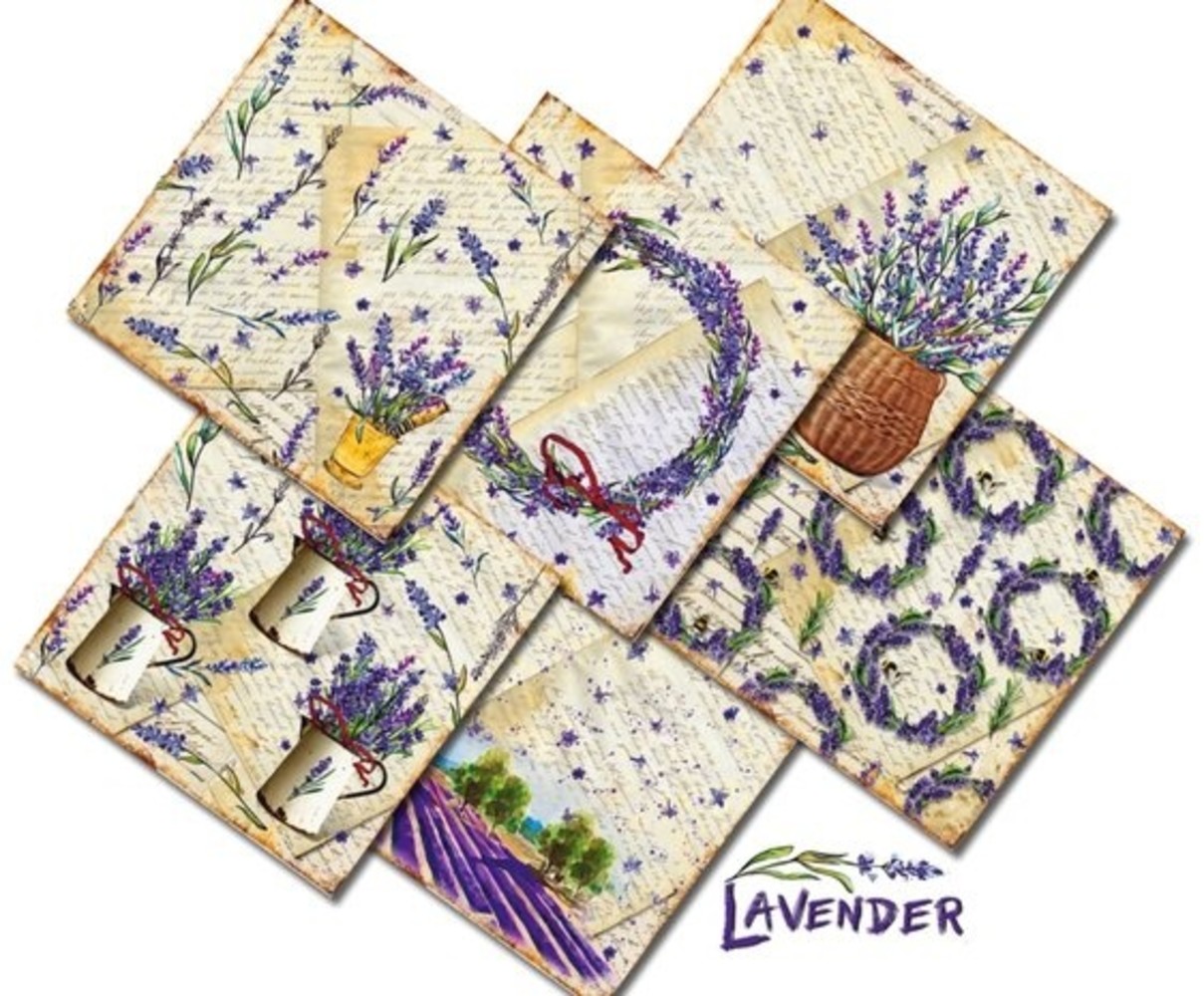 Decorer Lavender 8x8 Inch Paper Pack (DECOR-B40-438) Decorer Lavender 8x8 Inch Paper Pack (DECOR-B40-438)