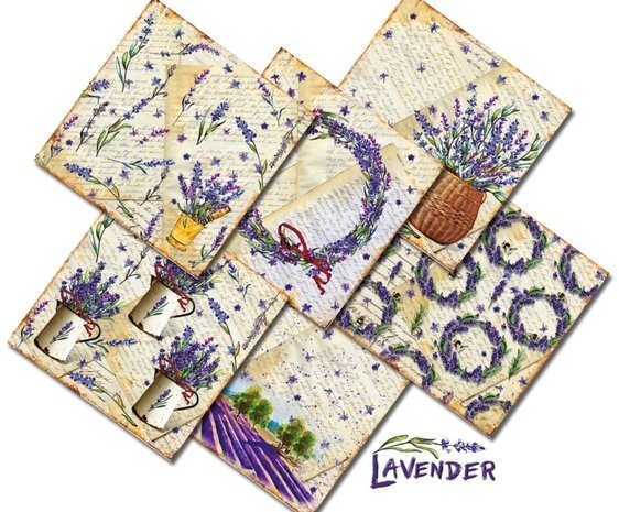 Decorer Lavender 8x8 Inch Paper Pack (DECOR-B40-438) Decorer Lavender 8x8 Inch Paper Pack (DECOR-B40-438)