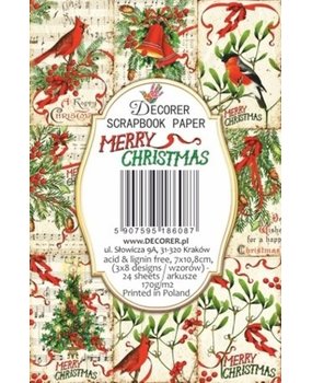Decorer Merry Christmas Paper Pack (7x10,8cm) (DECOR-M112)