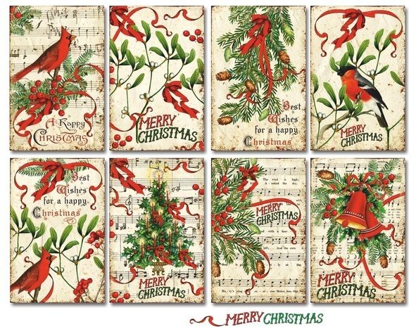 Decorer Merry Christmas Paper Pack (7x10,8cm) (DECOR-M112)