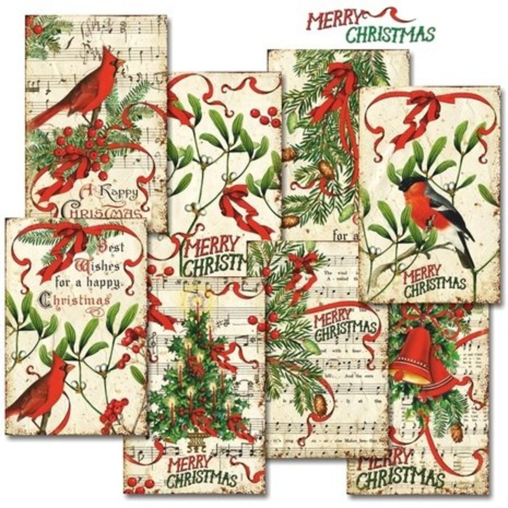 Decorer Merry Christmas Paper Pack (7x10,8cm) (DECOR-M112)