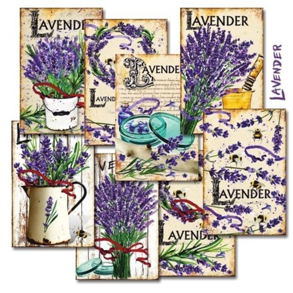 Decorer Lavender Paper Pack (7x10,8cm) (DECOR-M115)