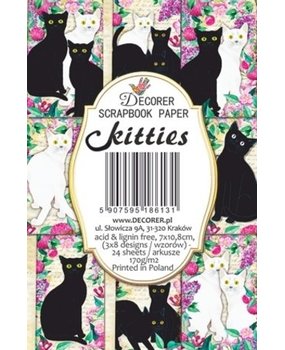 Decorer Kitties Paper Pack (7x10,8cm) (DECOR-M117) Decorer Kitties Paper Pack (7x10,8cm) (DECOR-M117)