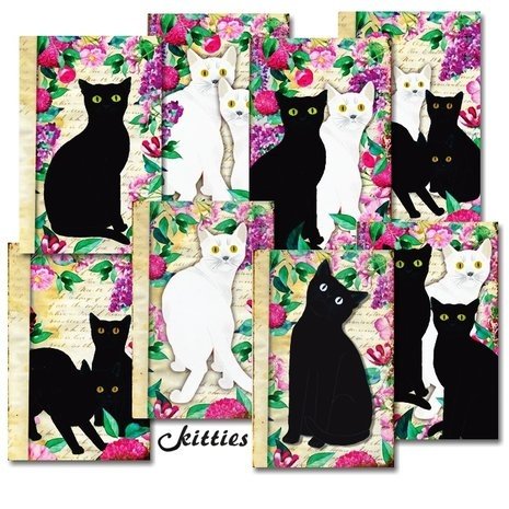 Decorer Kitties Paper Pack (7x10,8cm) (DECOR-M117) Decorer Kitties Paper Pack (7x10,8cm) (DECOR-M117)