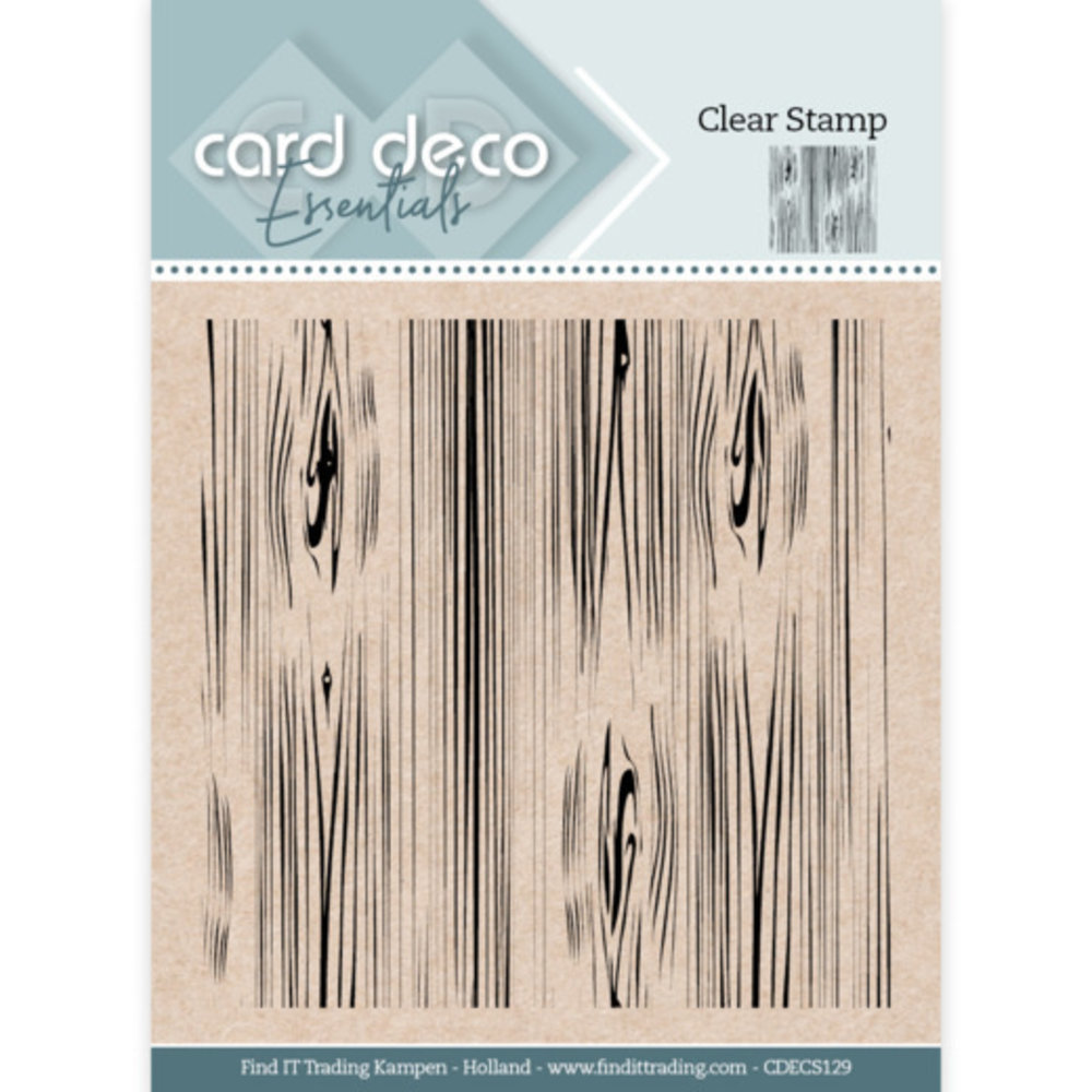 Card Deco Clear Stamp Wood (CDECS129) Card Deco Clear Stamp Wood (CDECS129)