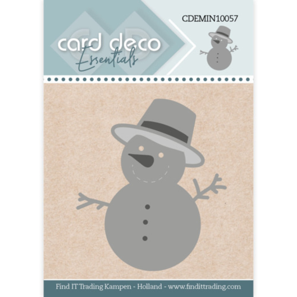 Card Deco Mini Snijmal Snowman (CDEMIN10057) Card Deco Mini Snijmal Snowman (CDEMIN10057)