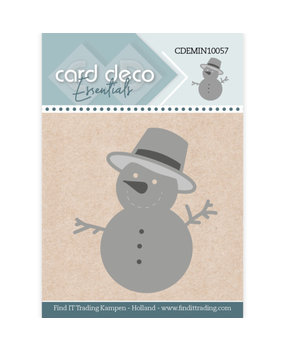 Card Deco Mini Snijmal Snowman (CDEMIN10057) Card Deco Mini Snijmal Snowman (CDEMIN10057)