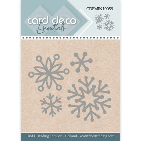 Card Deco Mini Snijmal Snowflakes (CDEMIN10059) Card Deco Mini Snijmal Snowflakes (CDEMIN10059)