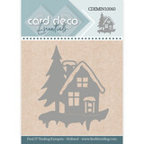 Card Deco Mini Snijmal Winter House (CDEMIN10060)