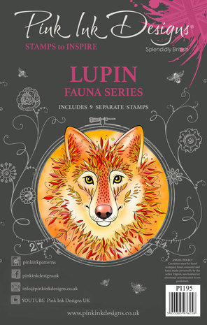 Pink Ink Designs Fauna Series Lupin A5 Clear Stamps (PI195)