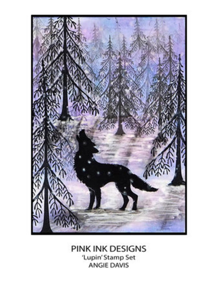 Pink Ink Designs Fauna Series Lupin A5 Clear Stamps (PI195)