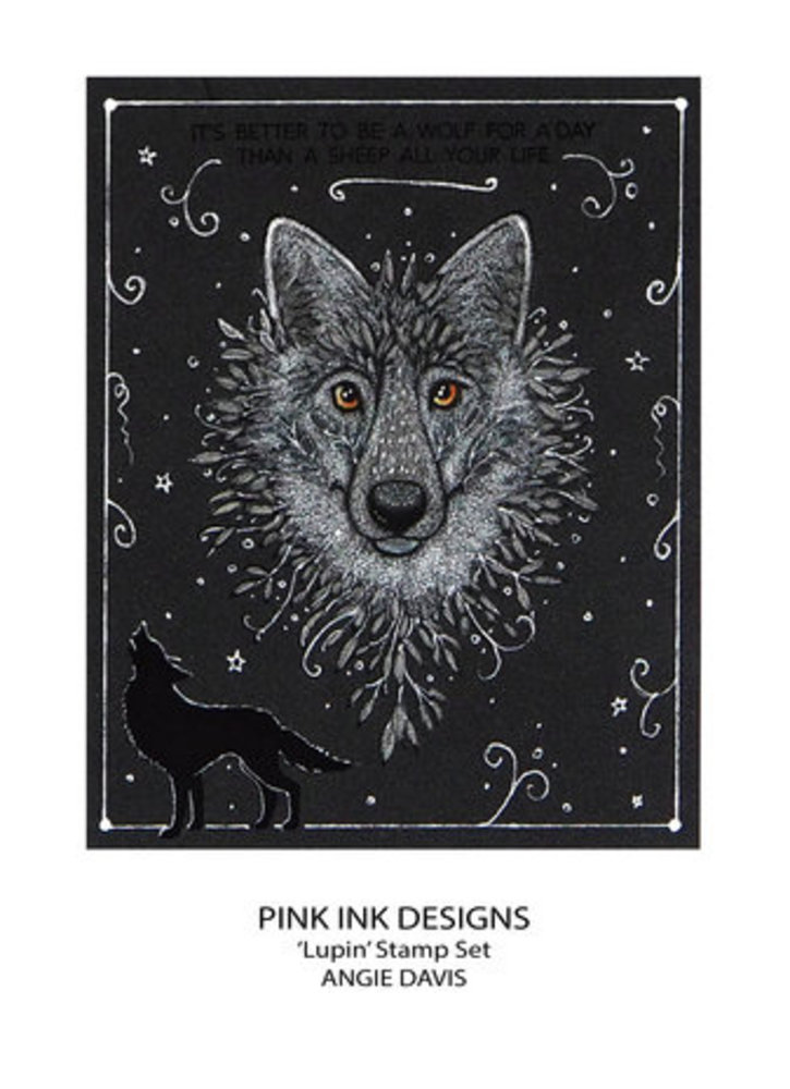 Pink Ink Designs Fauna Series Lupin A5 Clear Stamps (PI195)