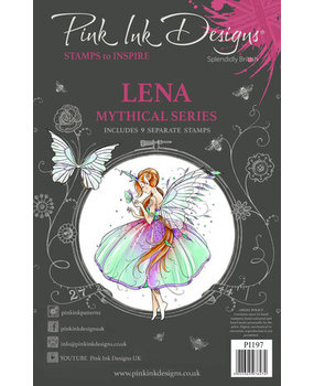 Pink Ink Designs Mythical Series Lena A5 Clear Stamps (PI197) Pink Ink Designs Mythical Series Lena A5 Clear Stamps (PI197)