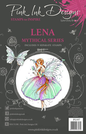 Pink Ink Designs Mythical Series Lena A5 Clear Stamps (PI197) Pink Ink Designs Mythical Series Lena A5 Clear Stamps (PI197)