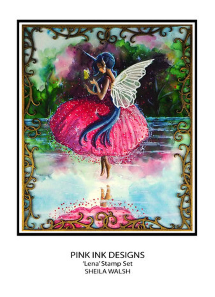 Pink Ink Designs Mythical Series Lena A5 Clear Stamps (PI197) Pink Ink Designs Mythical Series Lena A5 Clear Stamps (PI197)