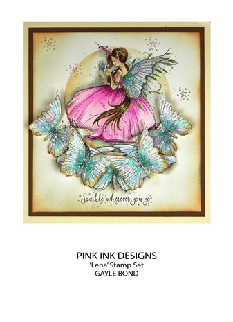 Pink Ink Designs Mythical Series Lena A5 Clear Stamps (PI197) Pink Ink Designs Mythical Series Lena A5 Clear Stamps (PI197)