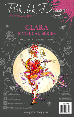 Pink Ink Designs Mythical Series Clara A5 Clear Stamps (PI198) Pink Ink Designs Mythical Series Clara A5 Clear Stamps (PI198)