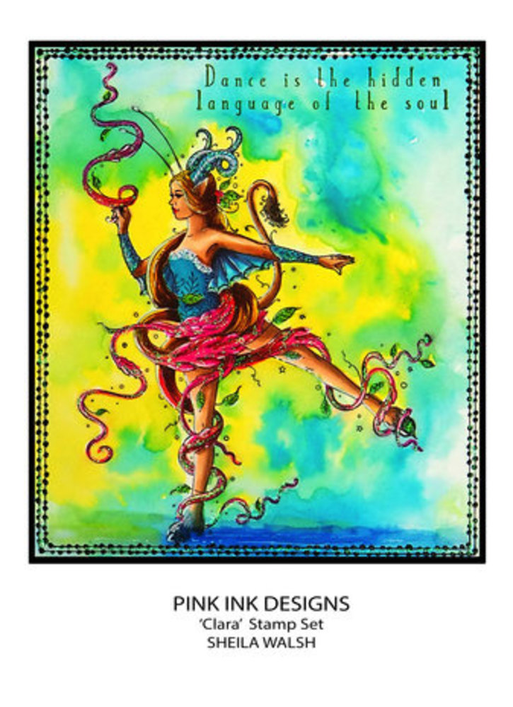 Pink Ink Designs Mythical Series Clara A5 Clear Stamps (PI198) Pink Ink Designs Mythical Series Clara A5 Clear Stamps (PI198)