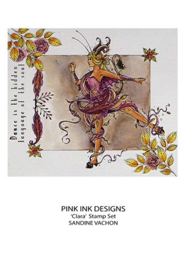 Pink Ink Designs Mythical Series Clara A5 Clear Stamps (PI198) Pink Ink Designs Mythical Series Clara A5 Clear Stamps (PI198)