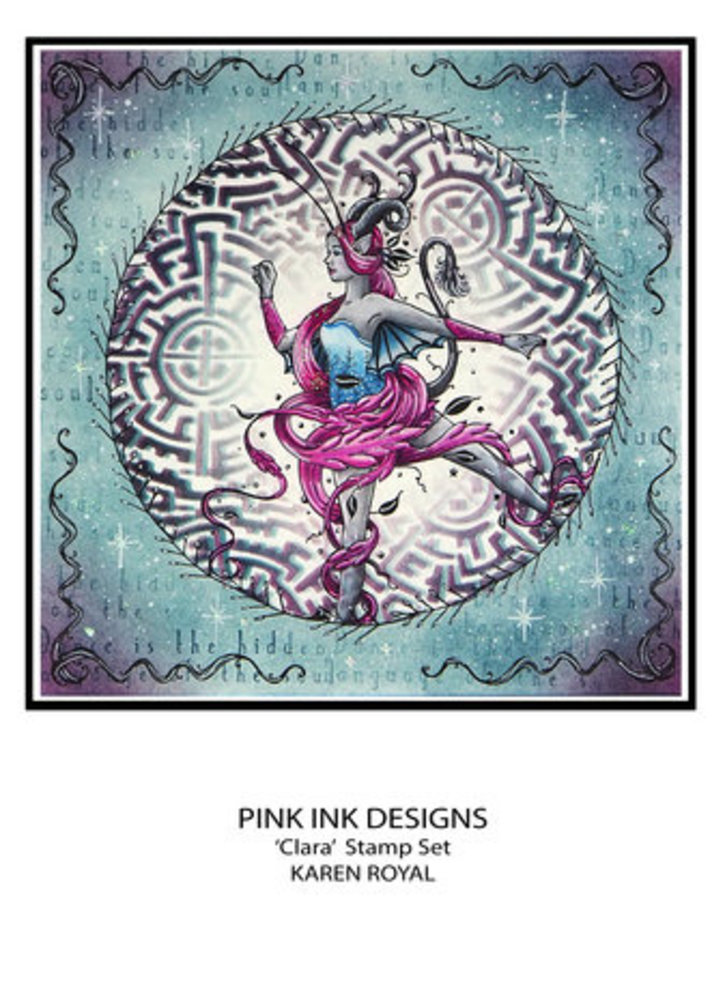 Pink Ink Designs Mythical Series Clara A5 Clear Stamps (PI198) Pink Ink Designs Mythical Series Clara A5 Clear Stamps (PI198)