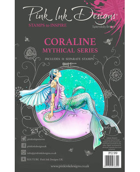 Pink Ink Designs Mythical Series Coraline A5 Clear Stamps (PI199) Pink Ink Designs Mythical Series Coraline A5 Clear Stamps (PI199)