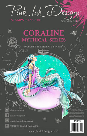 Pink Ink Designs Mythical Series Coraline A5 Clear Stamps (PI199)