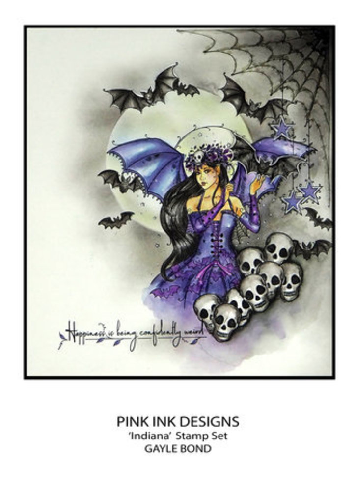 Pink Ink Designs Mythical Series Indiana A5 Clear Stamps (PI200)