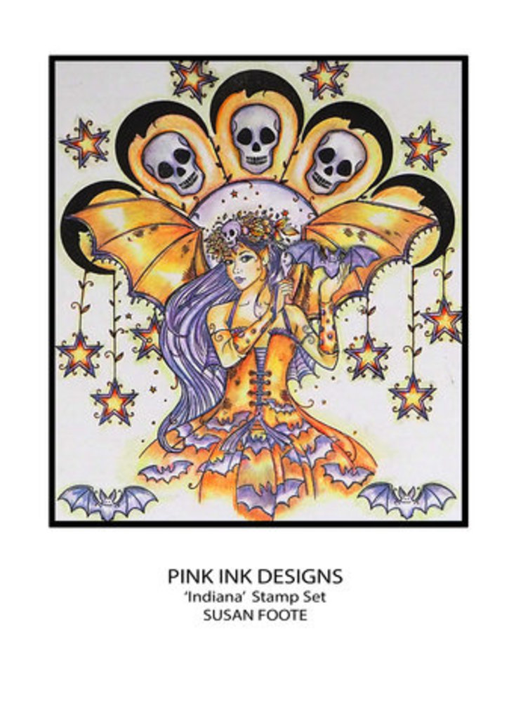 Pink Ink Designs Mythical Series Indiana A5 Clear Stamps (PI200)