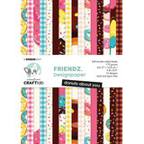 Creative Craftlab Friendz Donuts About You A5 Paper Pad (CCL-FR-PP72)
