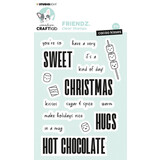Creative Craftlab Friendz Clear Stamps Cacao Kisses (CCL-FR-STAMP308)