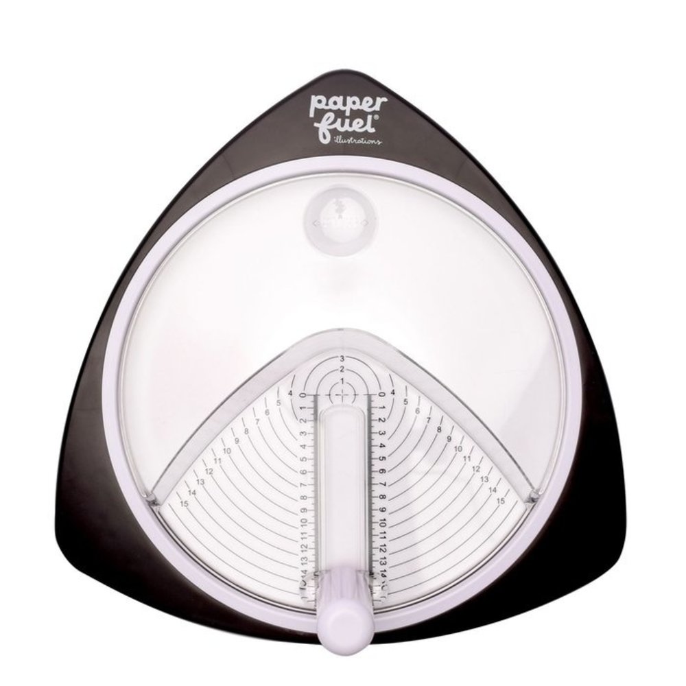 Paper Fuel Cirkelsnijder Ø15cm Zwart (PF102002) Paper Fuel Cirkelsnijder Ø15cm Zwart (PF102002)