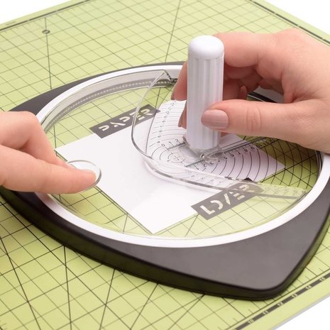 Paper Fuel Cirkelsnijder Ø15cm Zwart (PF102002) Paper Fuel Cirkelsnijder Ø15cm Zwart (PF102002)