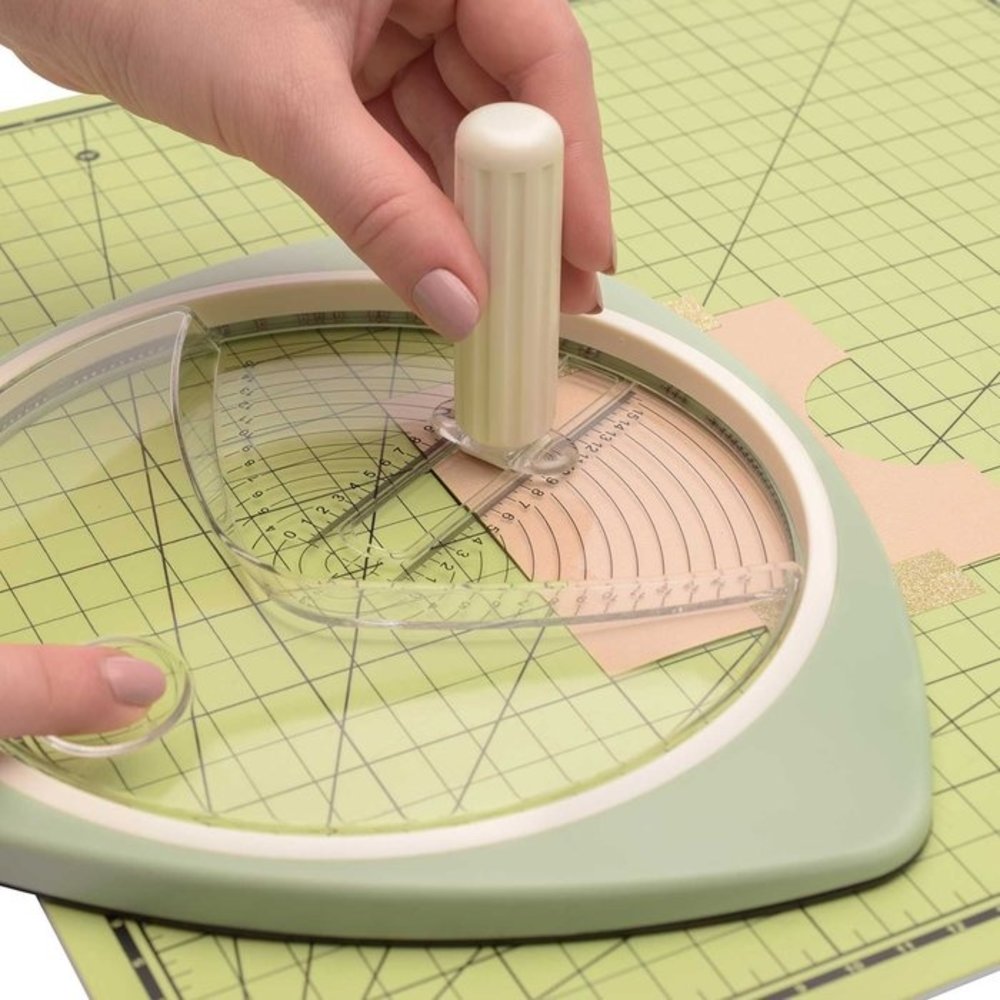 Vaessen Creative Cirkelsnijder Ø15cm Mint (1004-0010)