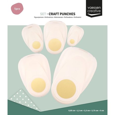 Vaessen Creative Figuurpons Set Cirkels (5pcs) (2137-501) Vaessen Creative Figuurpons Set Cirkels (5pcs) (2137-501)