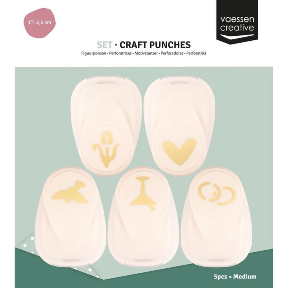 Vaessen Creative Figuurpons Set Huwelijk (5pcs) (2137-103) Vaessen Creative Figuurpons Set Huwelijk (5pcs) (2137-103)