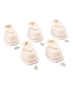 Vaessen Creative Figuurpons Set Bladeren (5pcs) (2137-106) Vaessen Creative Figuurpons Set Bladeren (5pcs) (2137-106)