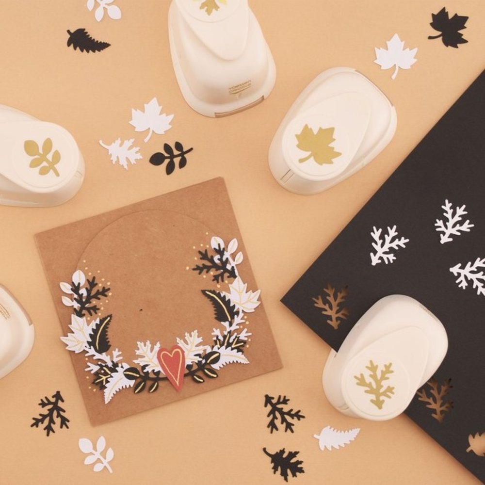 Vaessen Creative Figuurpons Set Bladeren (5pcs) (2137-106) Vaessen Creative Figuurpons Set Bladeren (5pcs) (2137-106)