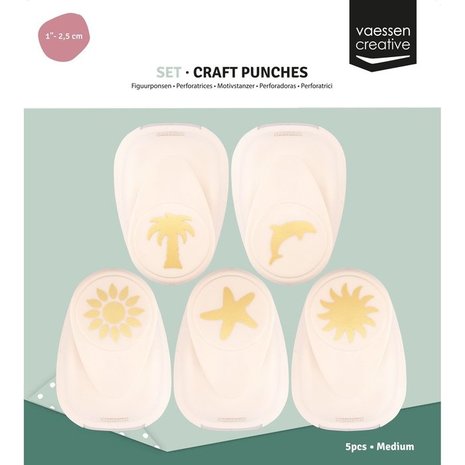 Vaessen Creative Figuurpons Set Zomer (5pcs) (2137-108) Vaessen Creative Figuurpons Set Zomer (5pcs) (2137-108)