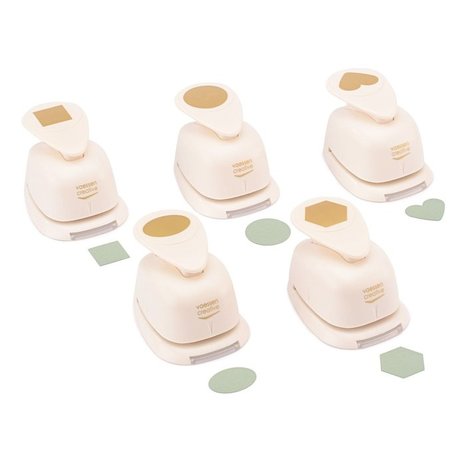 Vaessen Creative Figuurpons Set Vormen (5pcs) (2137-109)