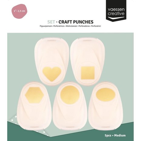 Vaessen Creative Figuurpons Set Vormen (5pcs) (2137-109)