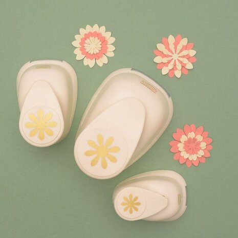 Vaessen Creative Figuurpons Set Bloemen (3pcs) (2137-043)