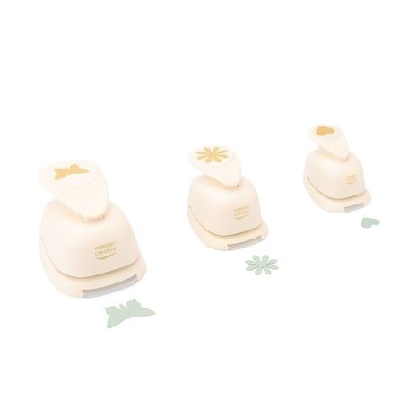 Vaessen Creative Figuurpons Set Hart Bloem Vlinder (3pcs) (2137-044) Vaessen Creative Figuurpons Set Hart Bloem Vlinder (3pcs) (2137-044)